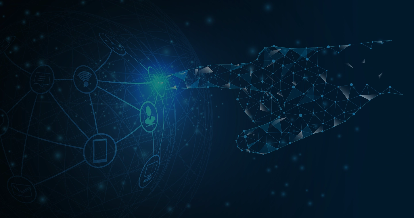 Grafica di sfondo della pagina contatti di Itaneltrix